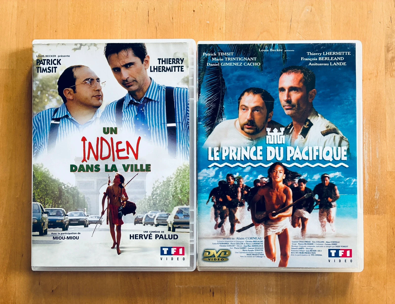 Lot 2 DVD: Un indien dans la ville et Le prince du Pacifique.